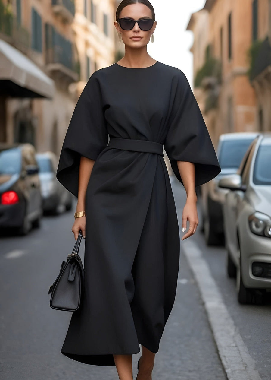 Grace™ - Flowy Belted Maxi Dress