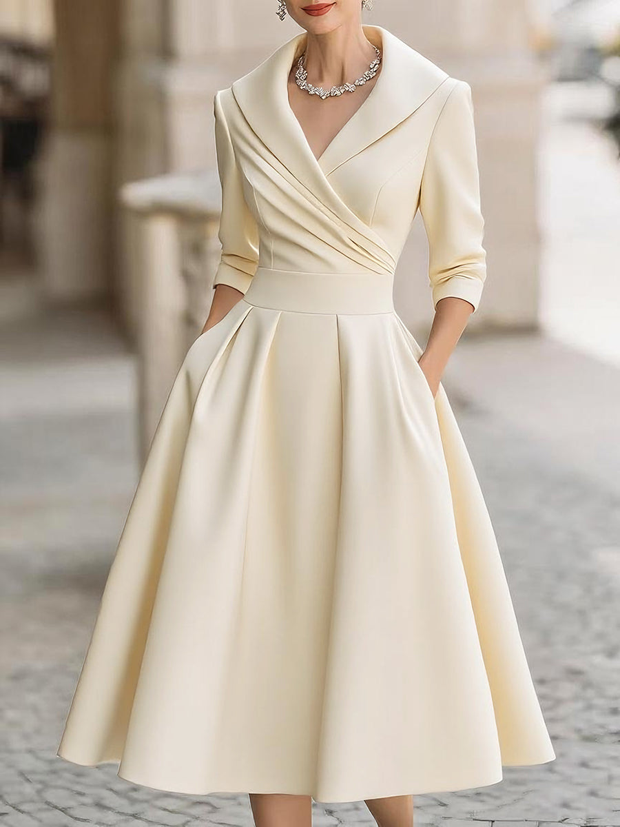 Olive™ - Elegant Midi Dress