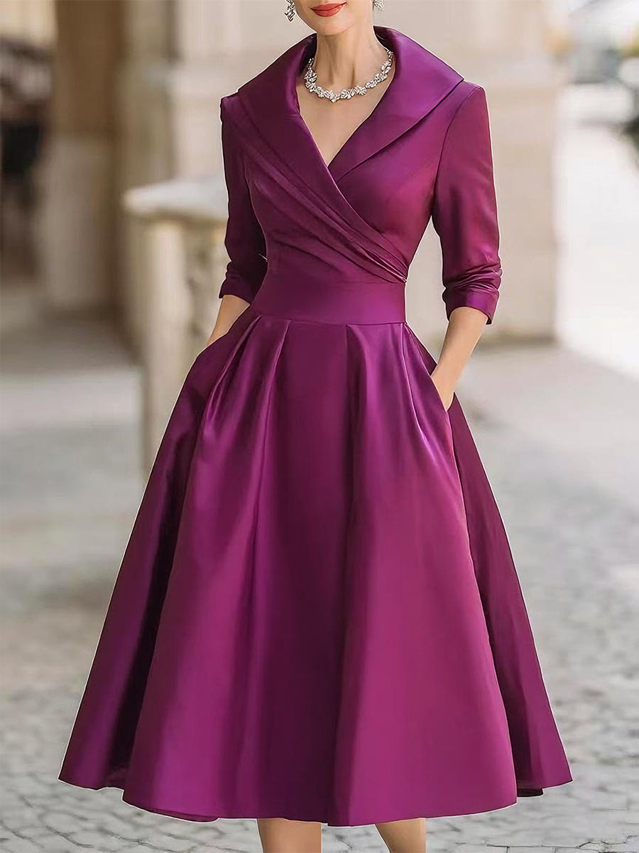 Olive™ - Elegant Midi Dress