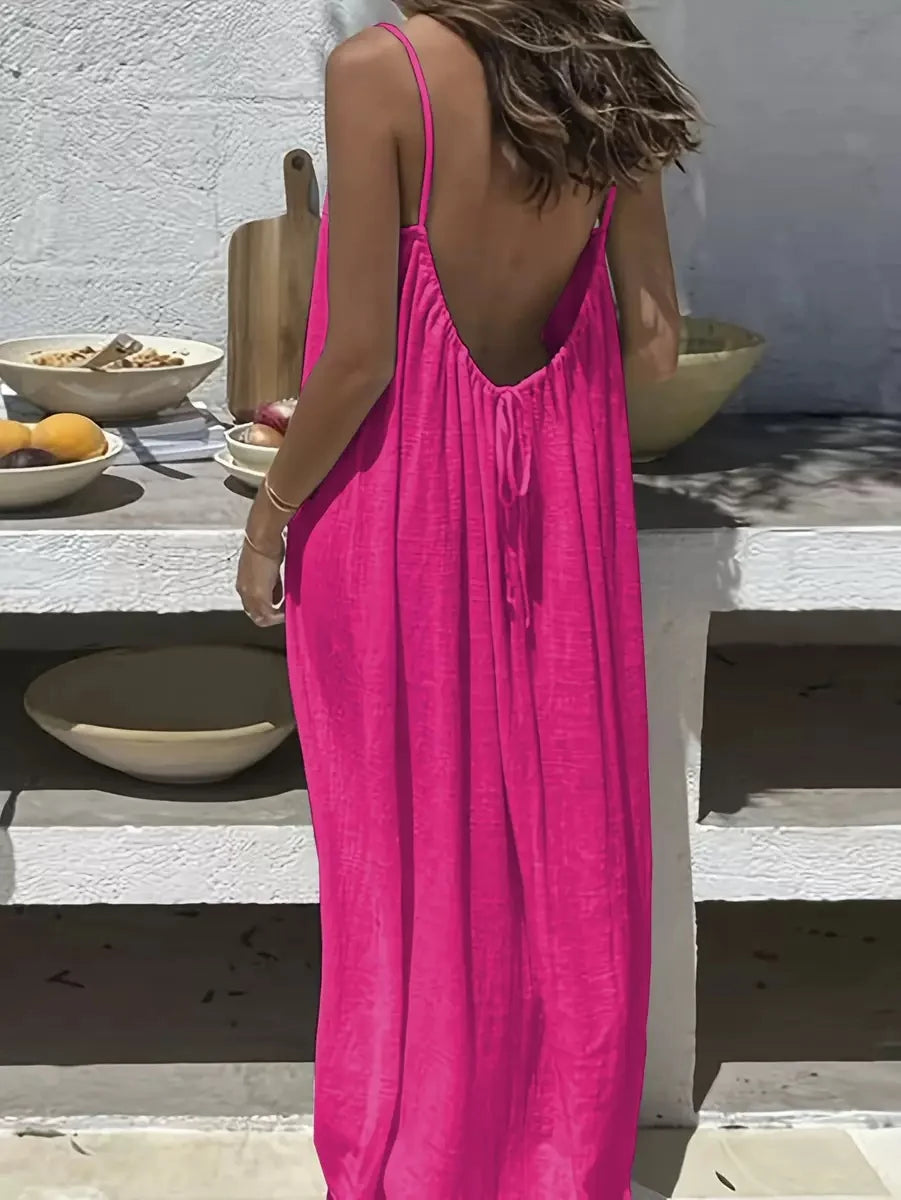 Imogen™ - Backless Maxi Dress