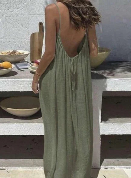 Imogen™ - Backless Maxi Dress
