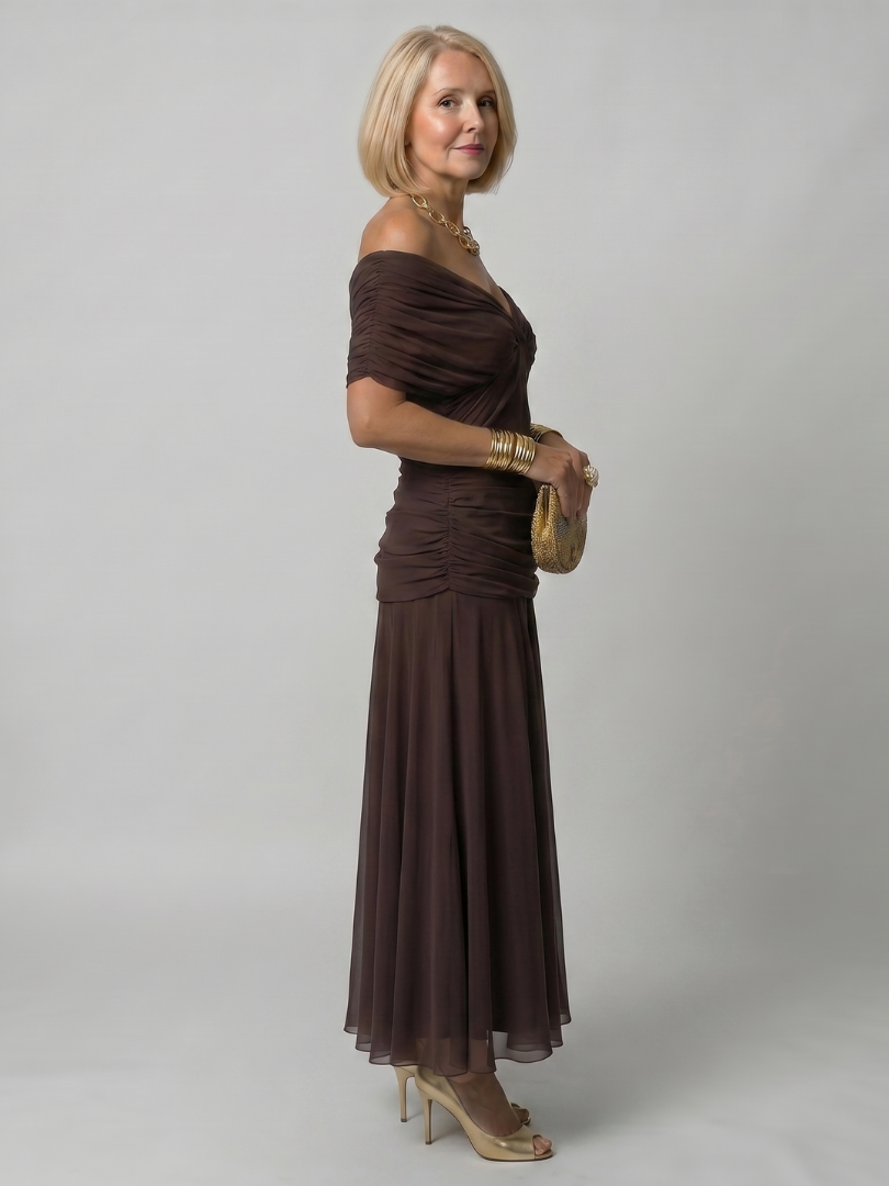 Florence™ - Off-Shoulder Flow Midi Dress
