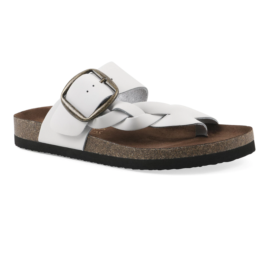 Hannah™ - Braided Leather Cork Sandals