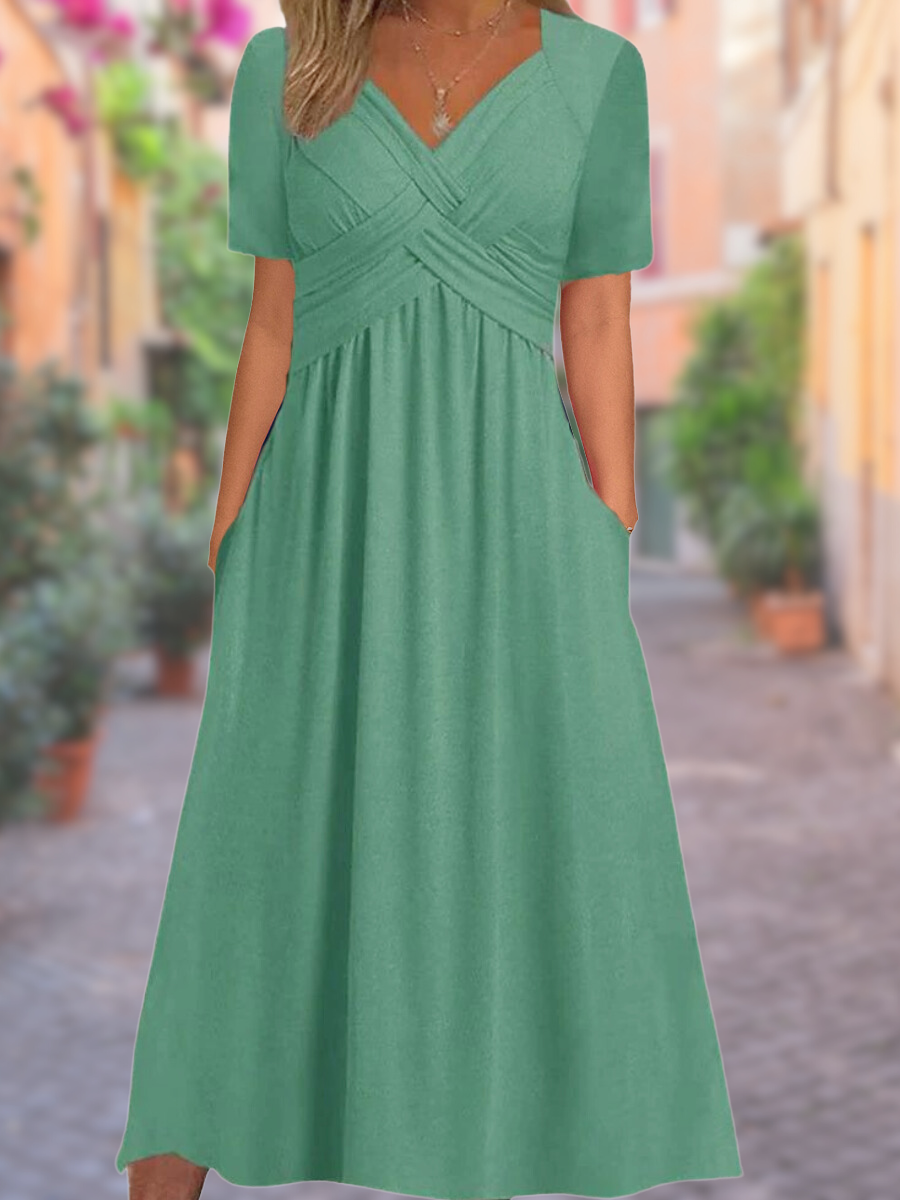 Sylvie™ - V-Neck Summer Dress