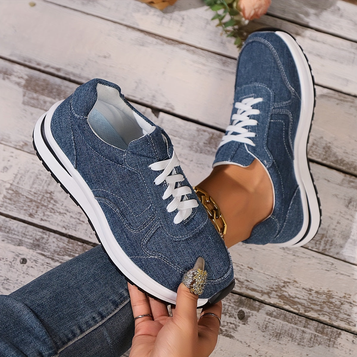 Sophia™ - Orthopedic Denim Sneakers