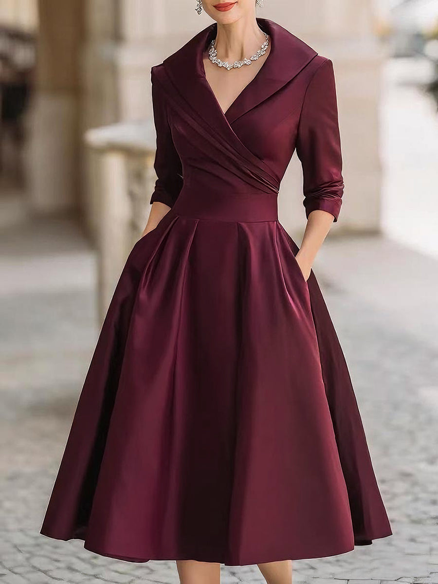 Olive™ - Elegant Midi Dress