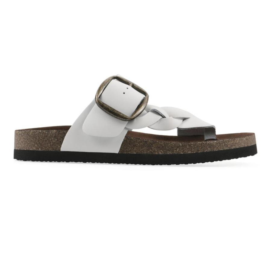 Hannah™ - Braided Leather Cork Sandals