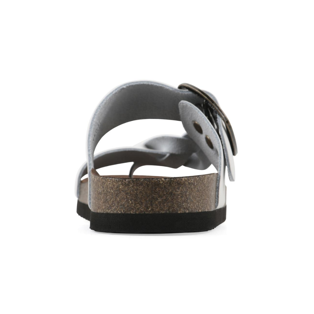 Hannah™ - Braided Leather Cork Sandals