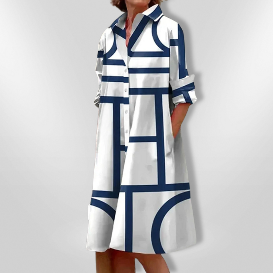 Reese™ - Geometric Pattern Dress
