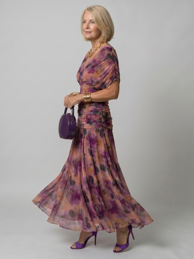Florence™ - Off-Shoulder Flow Midi Dress
