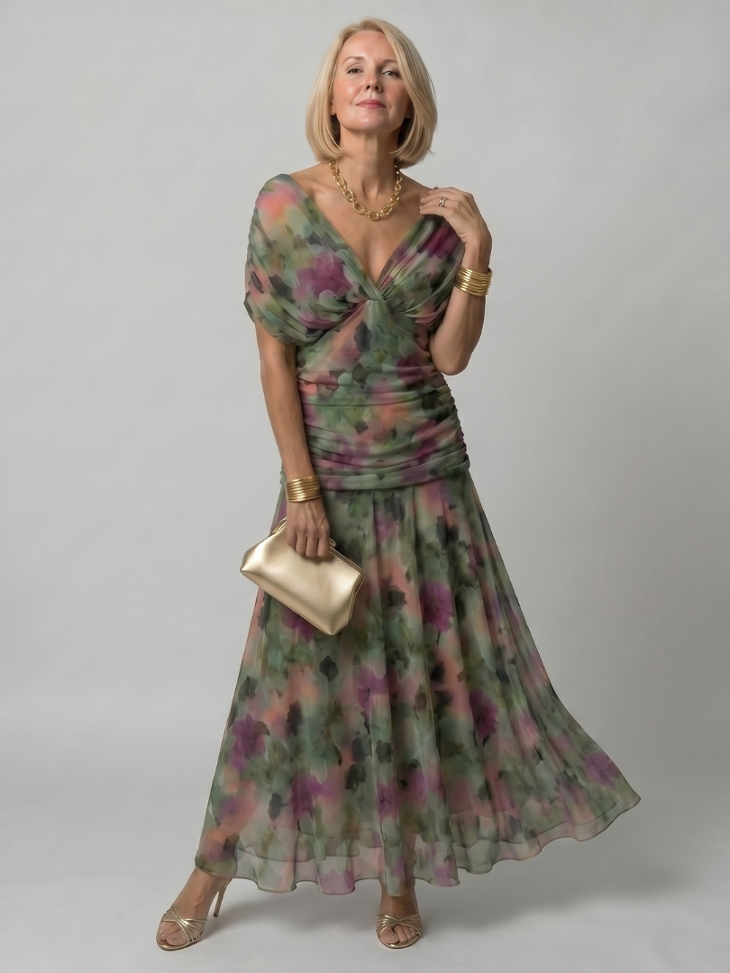 Florence™ - Off-Shoulder Flow Midi Dress