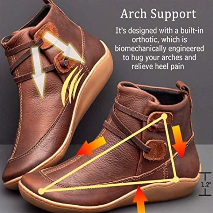 Rachel™ - Soft Ortho Vegan Leather Boots