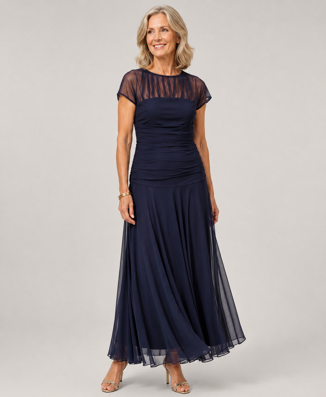 Flora™ - Elegant Chiffon Dress