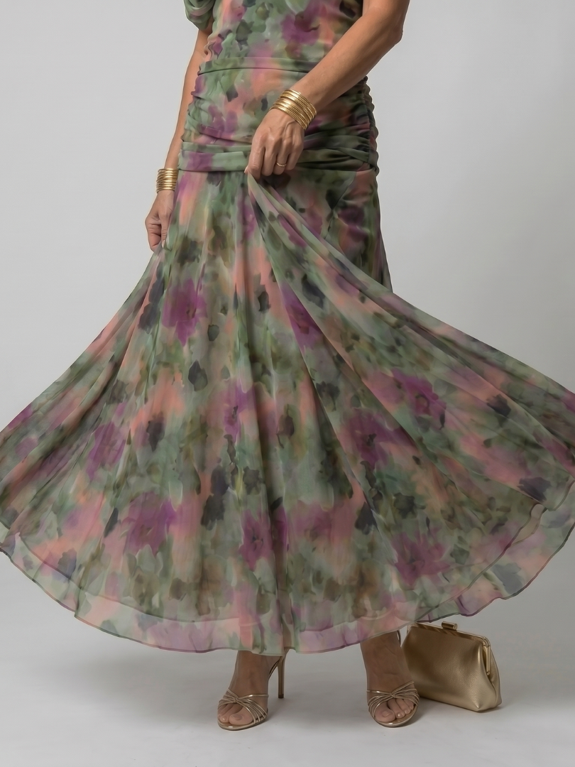 Florence™ - Off-Shoulder Flow Midi Dress