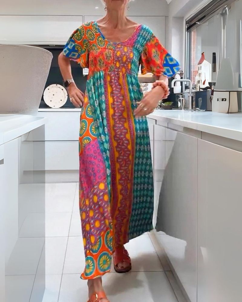 Kendra™ - Colorful Bohemian Dress