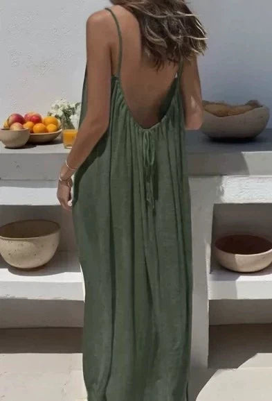 Imogen™ - Backless Maxi Dress
