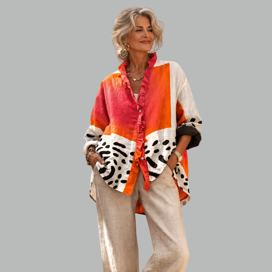 Sage™ - Relaxed Print Blouse