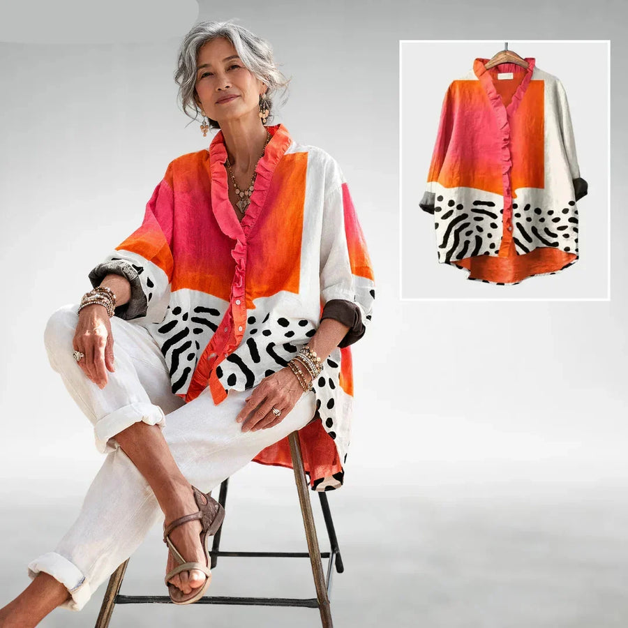 Sage™ - Relaxed Print Blouse