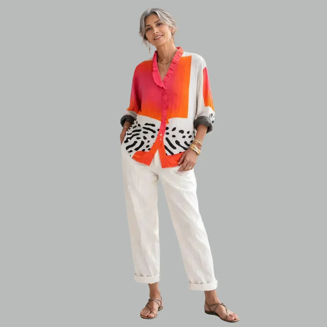 Sage™ - Relaxed Print Blouse