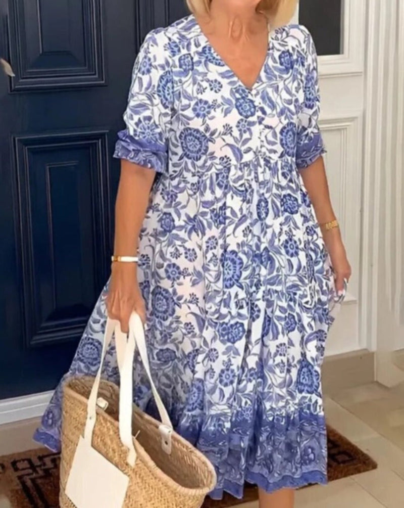 Ivana™ - Elegant and Airy Floral Dress