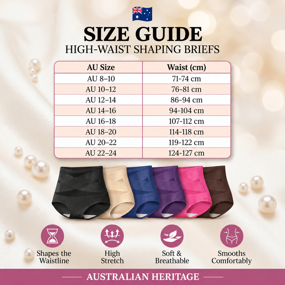 Cinderella™ – High-Waisted Cross Tummy Control Shaping Briefs
