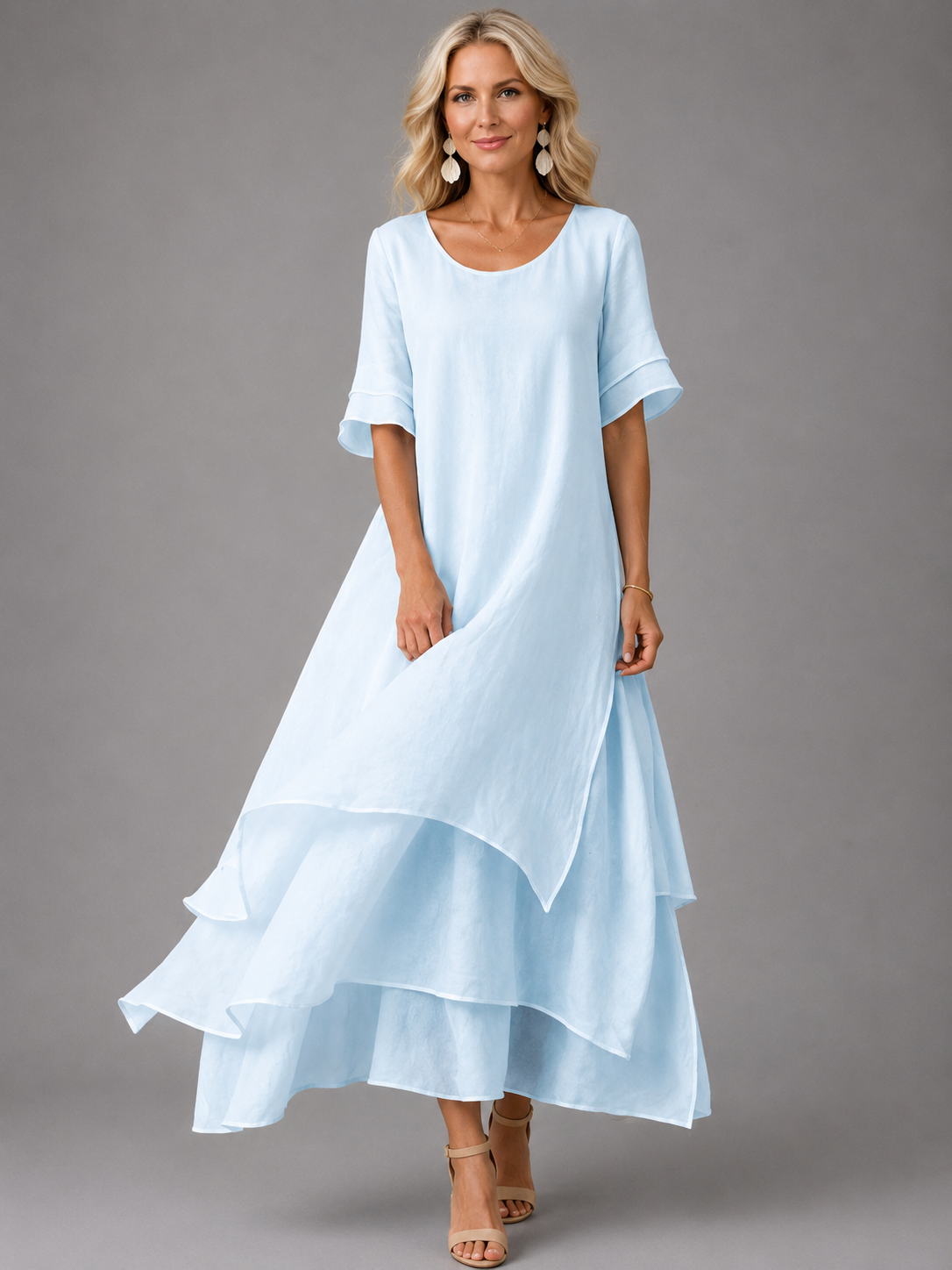 Isabel™ - Flowing Grace Maxi Dress