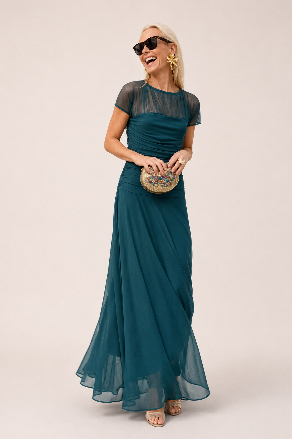 Flora™ - Elegant Chiffon Dress