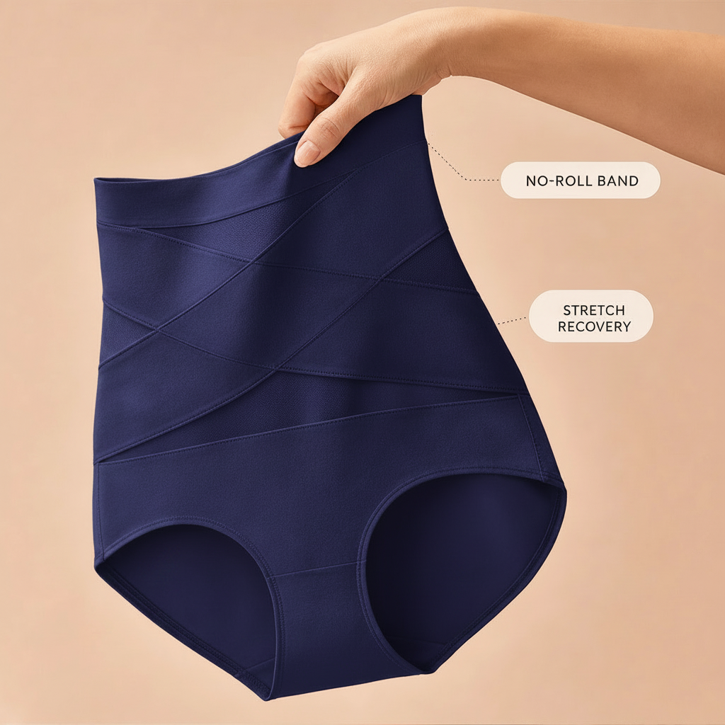 Cinderella™ – High-Waisted Cross Tummy Control Shaping Briefs