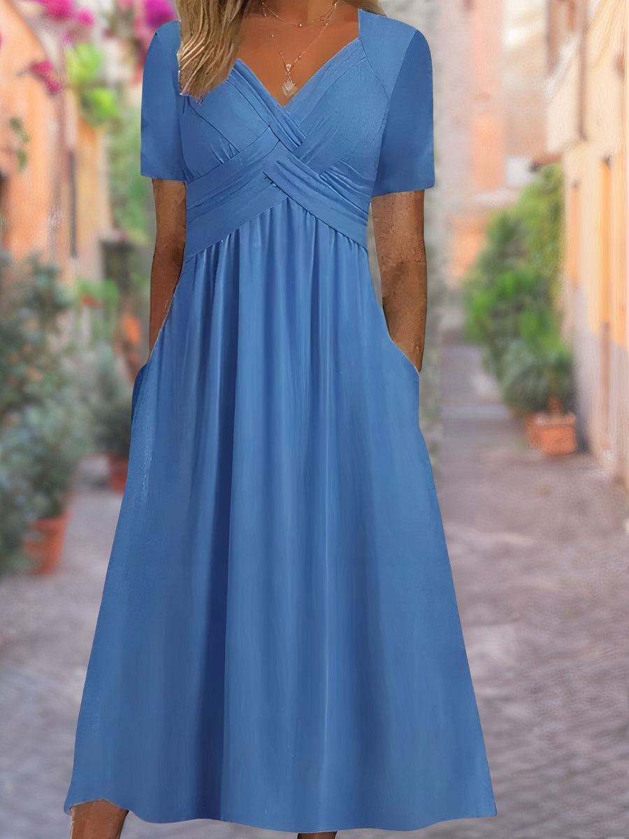 Sylvie™ - V-Neck Summer Dress