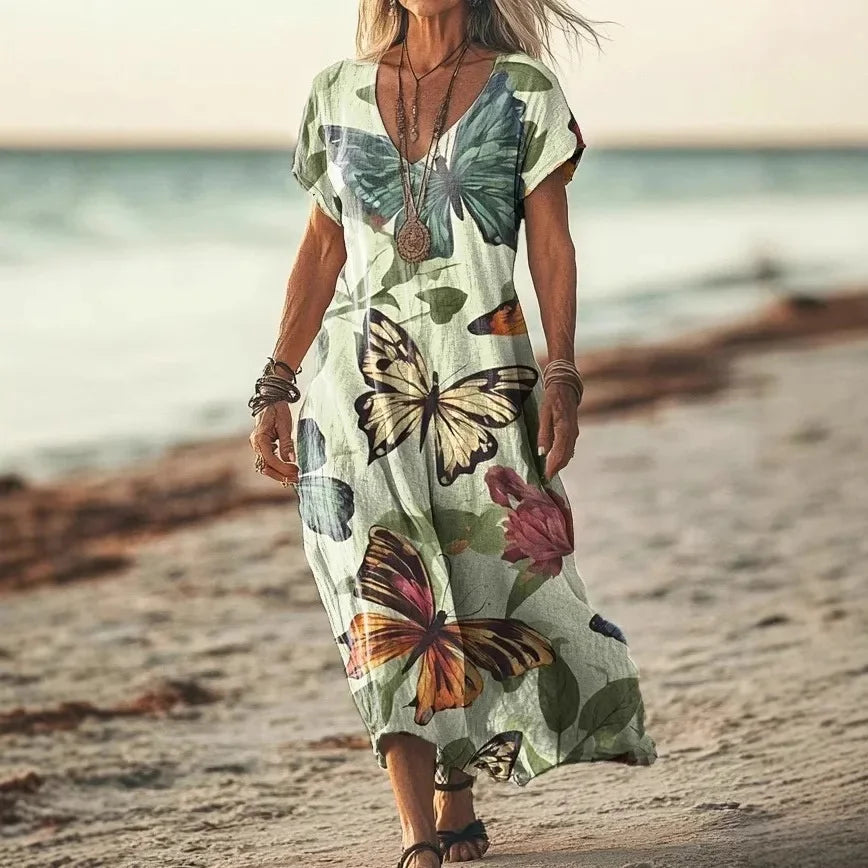 Mae™ - Colourful Maxi Dress