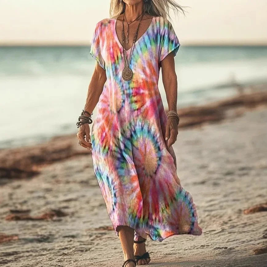 Mae™ - Colourful Maxi Dress