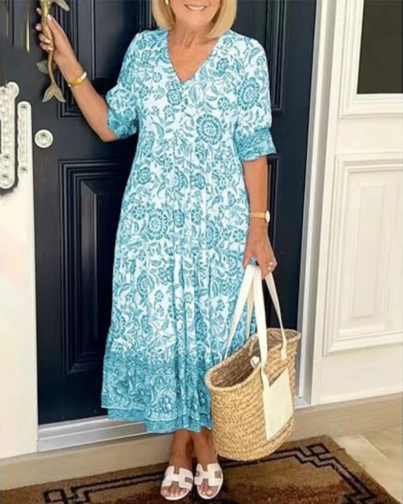 Ivana™ - Elegant and Airy Floral Dress