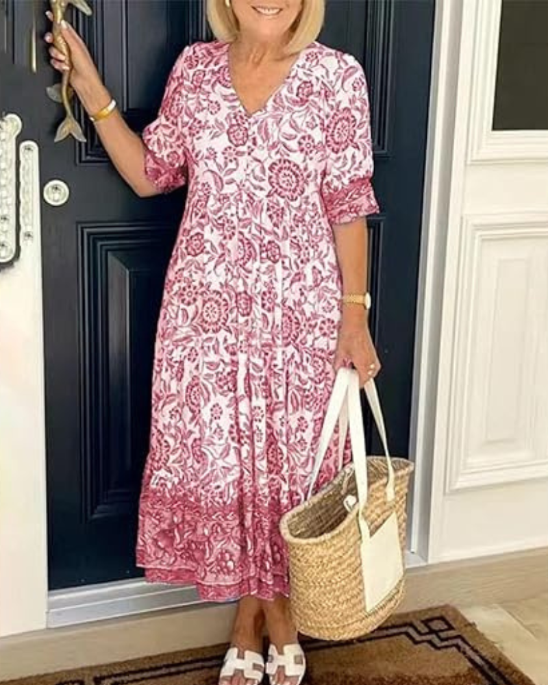 Ivana™ - Elegant and Airy Floral Dress