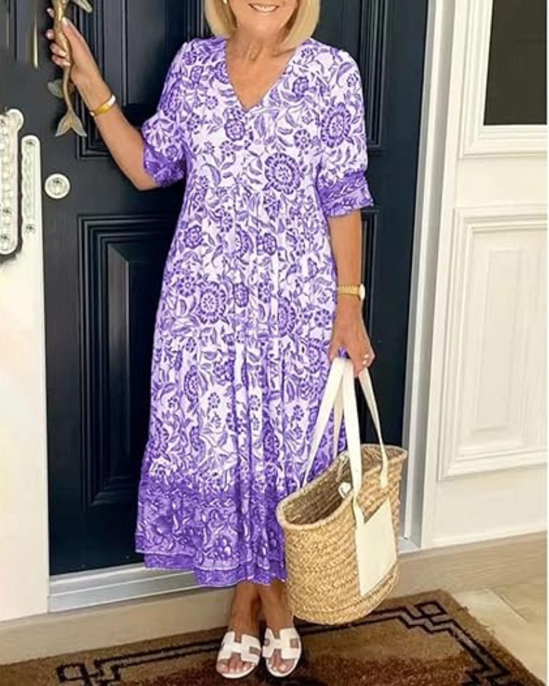 Ivana™ - Elegant and Airy Floral Dress