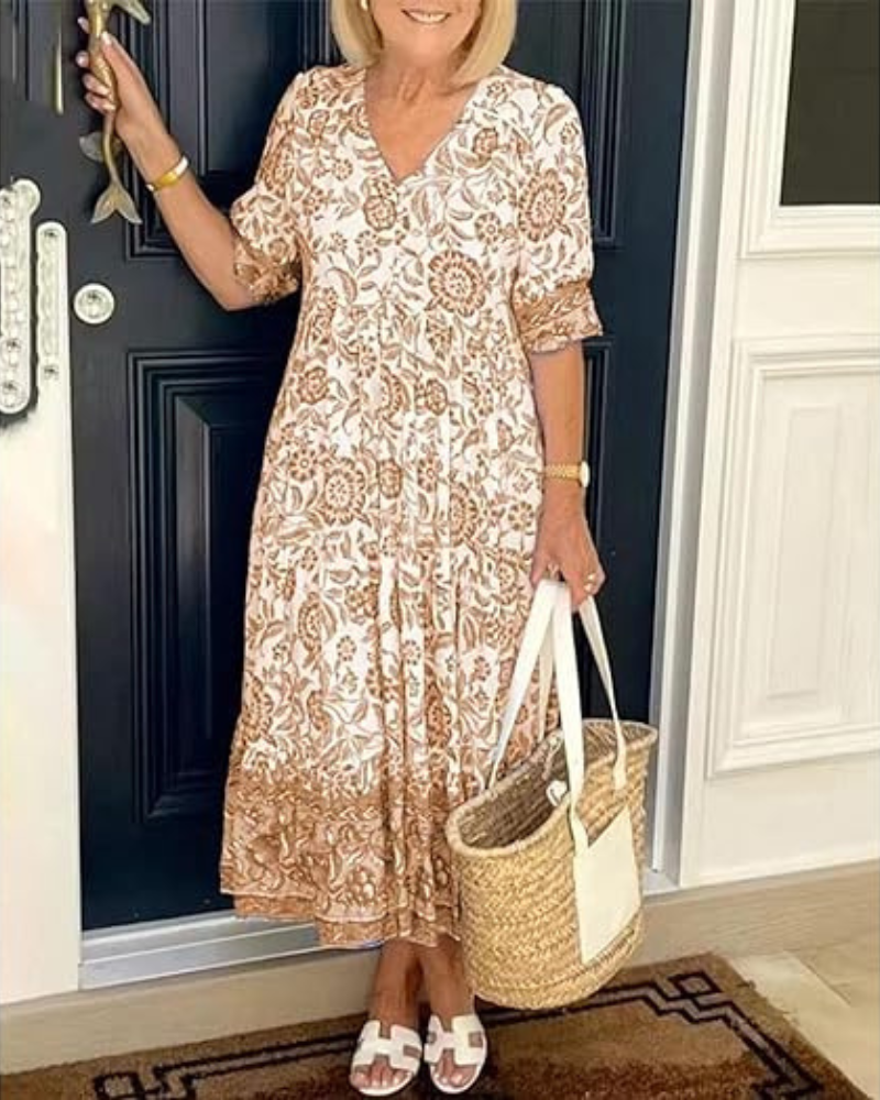Ivana™ - Elegant and Airy Floral Dress