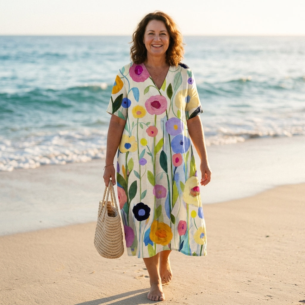 Zinnia™ - Floral Midi Dress