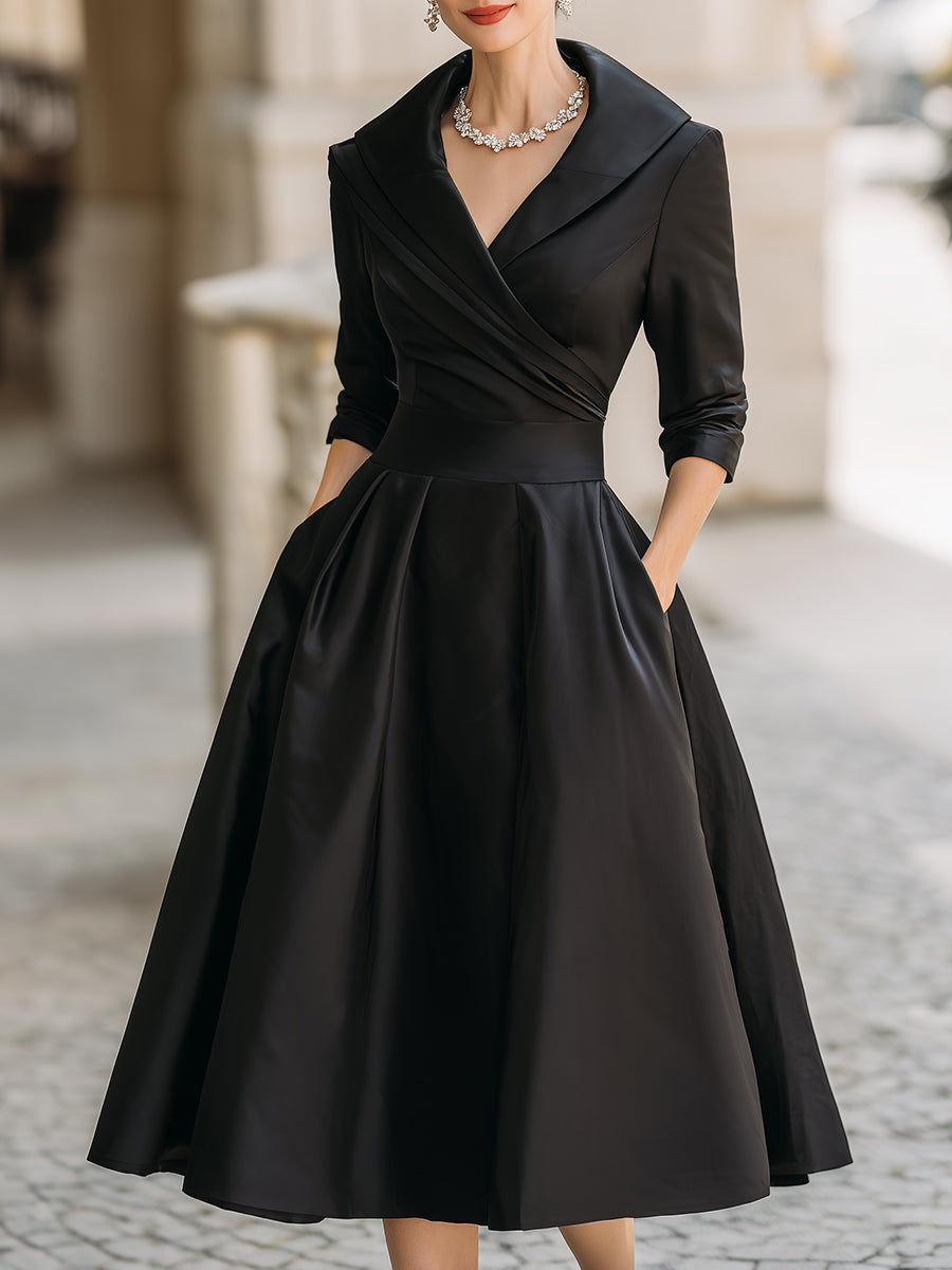 Olive™ - Elegant Midi Dress