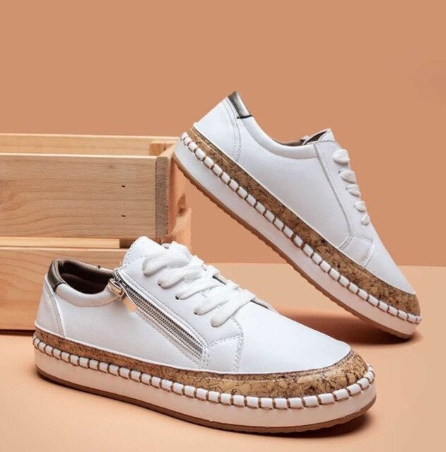 Emily™ - Floral Orthopedic Zipper Sneakers