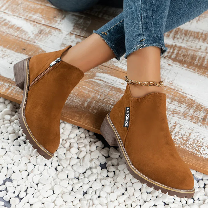 Sophie™ - Thick Sole Ankle Boots