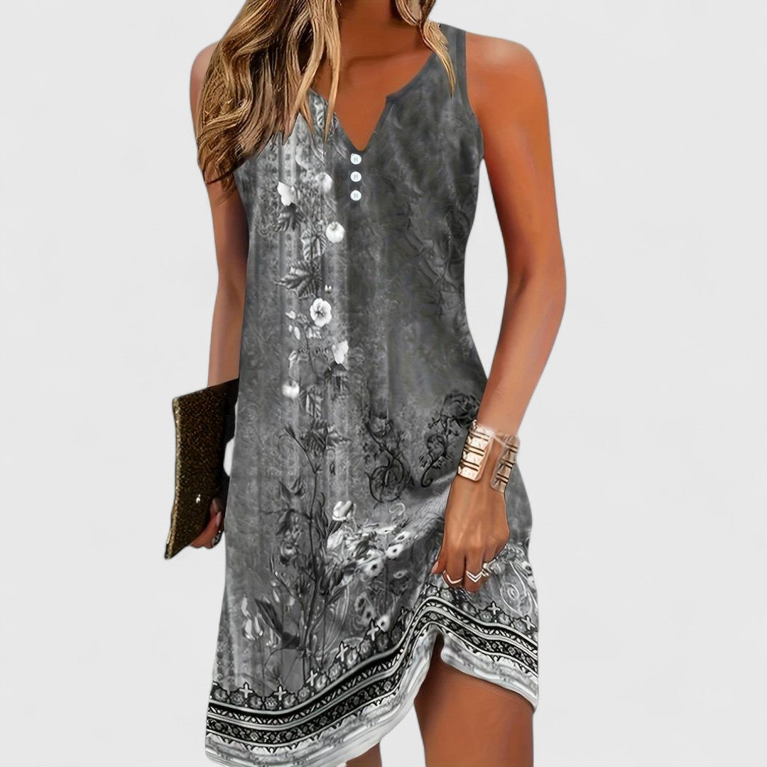 Genevieve™ - Bohemian Sleeveless Dress