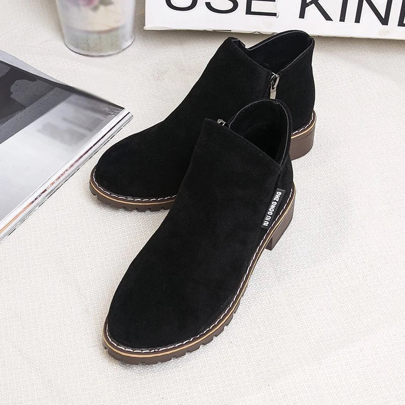 Sophie™ - Thick Sole Ankle Boots