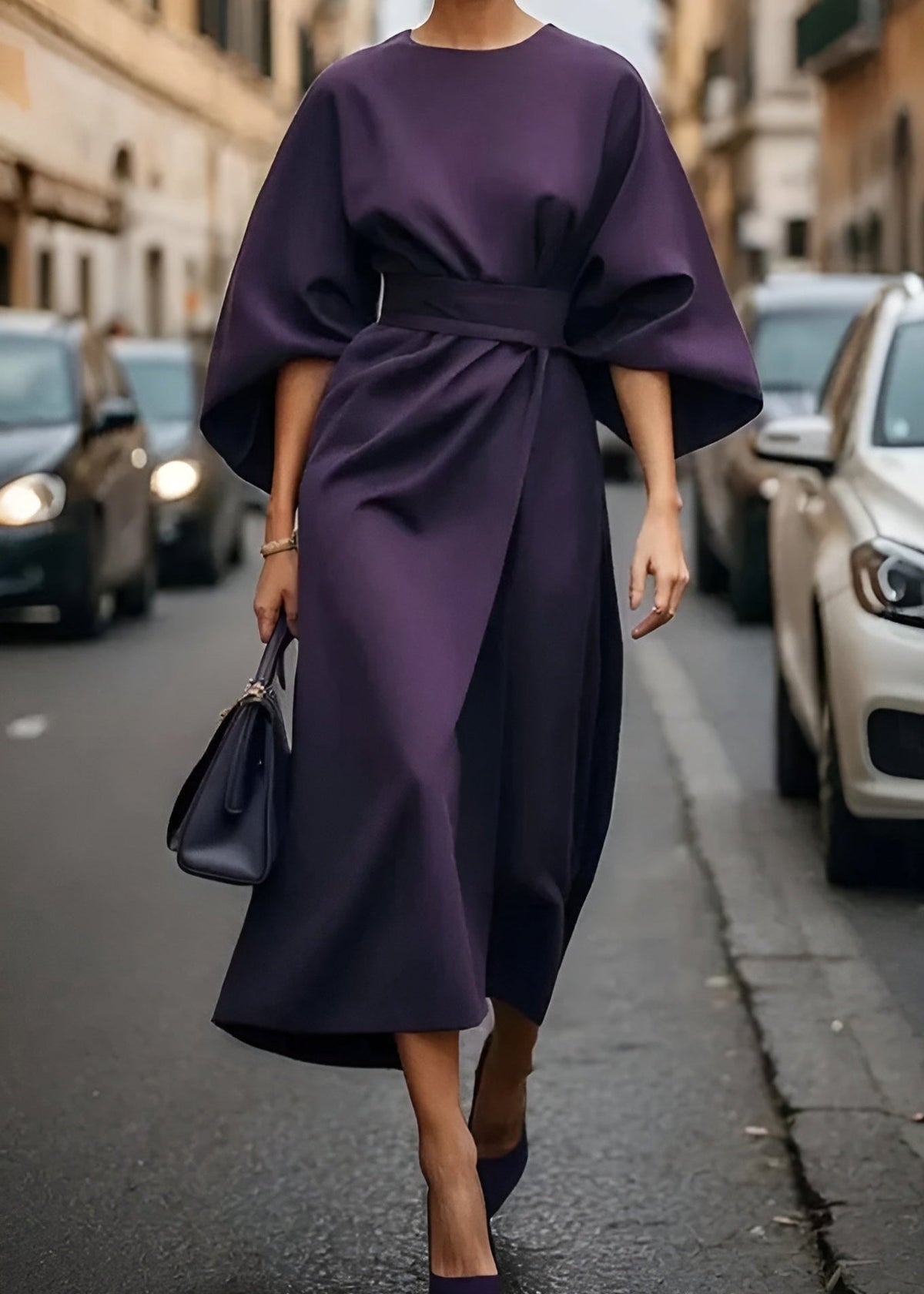 Grace™ - Flowy Belted Maxi Dress