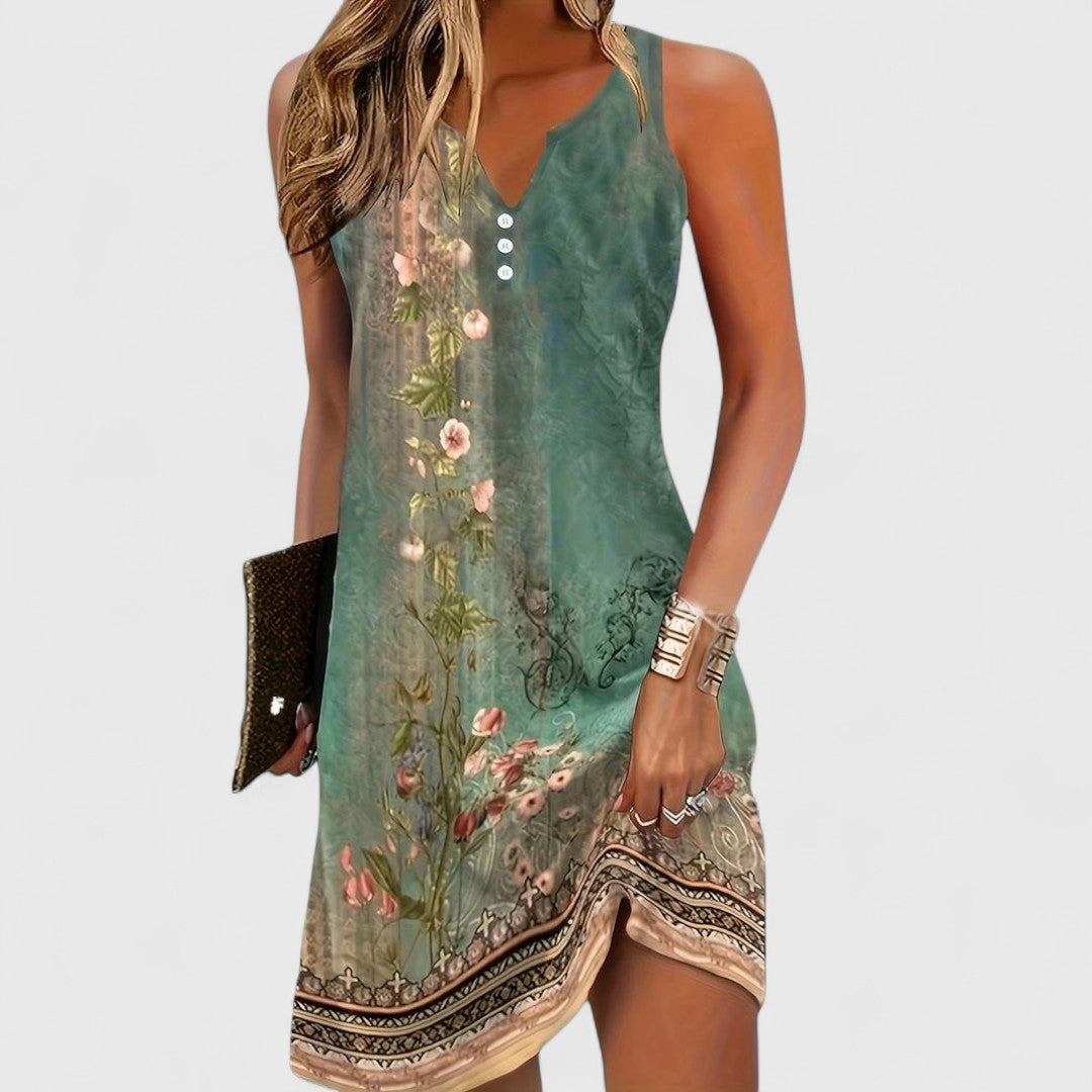 Genevieve™ - Bohemian Sleeveless Dress