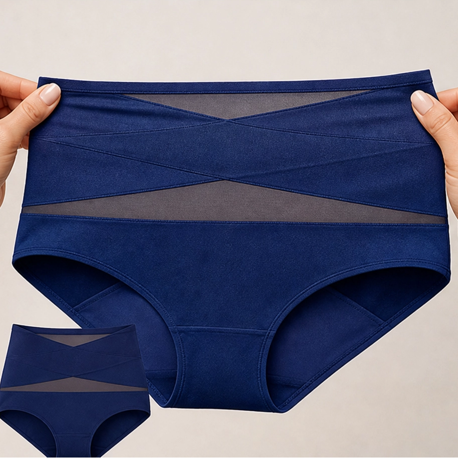Cinderella™ – High-Waisted Cross Tummy Control Shaping Briefs