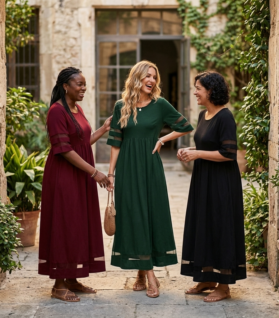 Juniper™ - Flattering Midi Dress