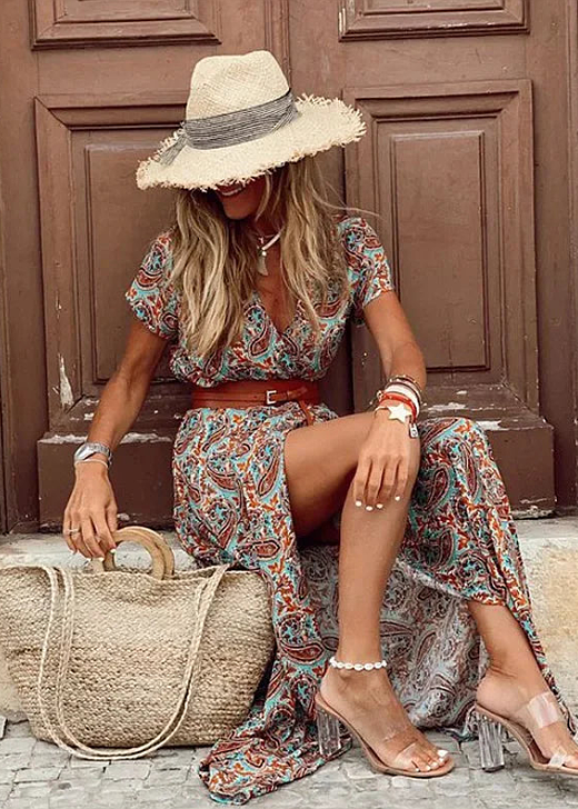 Sloane™ - Bohemian Maxi Dress