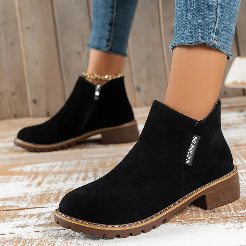 Sophie™ - Thick Sole Ankle Boots