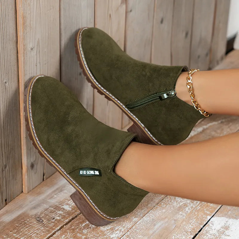 Sophie™ - Thick Sole Ankle Boots