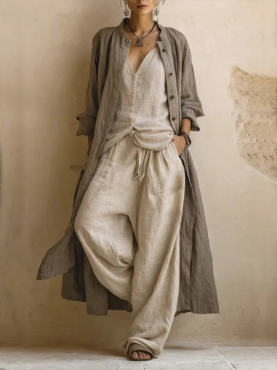Elise™ - 3-Piece Linen Blend Set