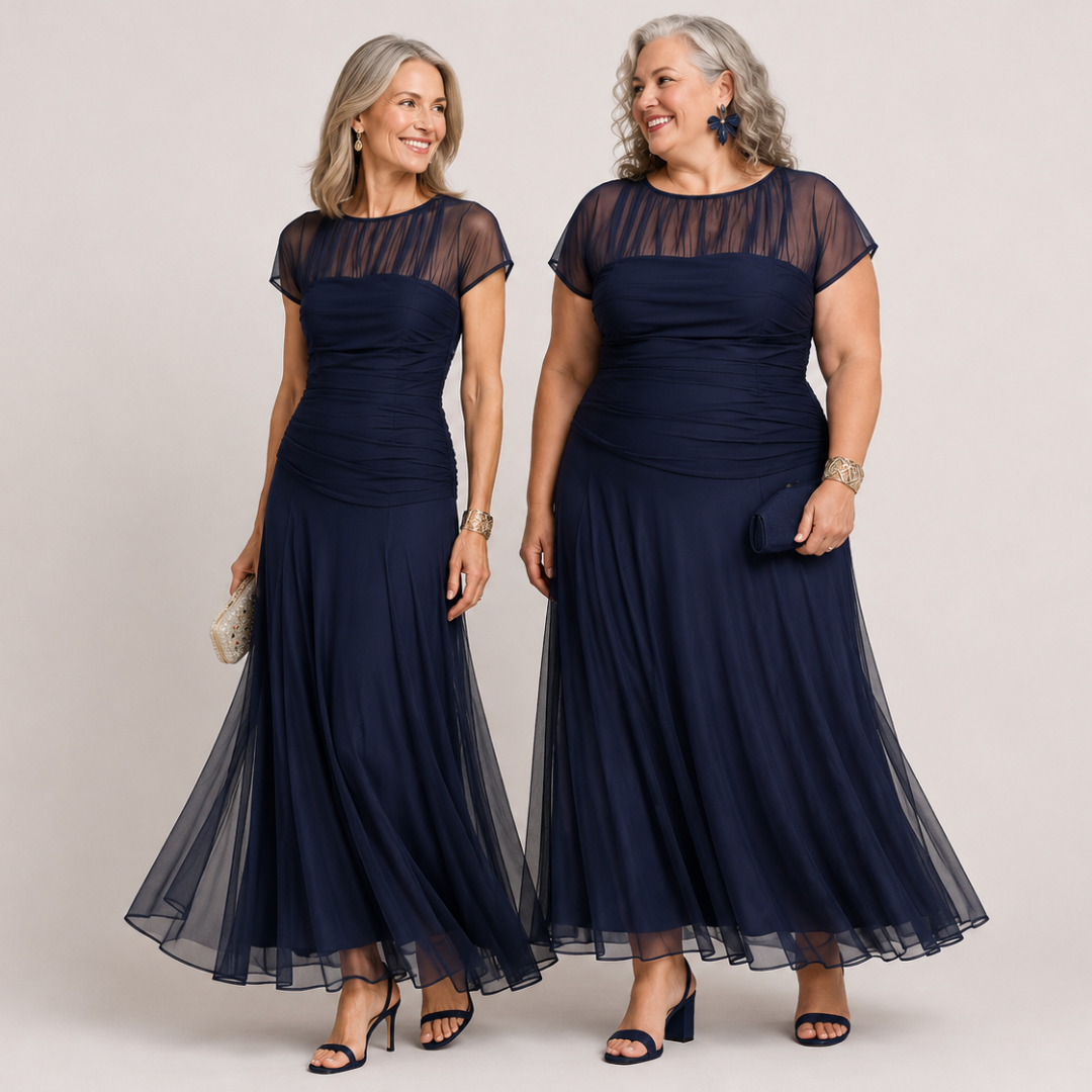 Flora™ - Elegant Chiffon Dress